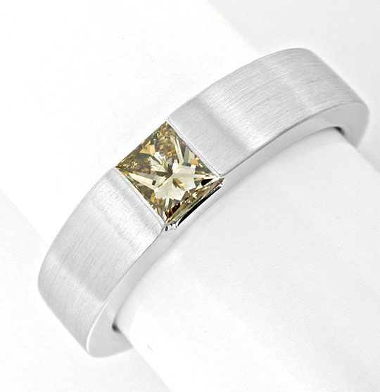 Foto 2 - Princess Diamant-Spann Ring 0,48ct 18K Weißgold, S8999